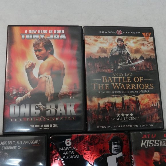 MARTIAL ARTS ACTION ADVENTURE MOVIE 5 PACK DVD LOT - Picture 2 of 3